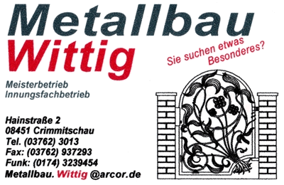 Sponsorlogo Mettalbau Wittig